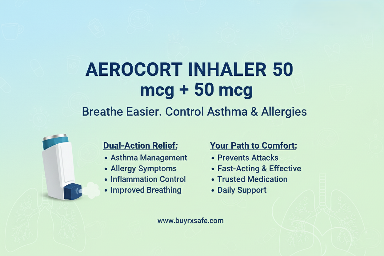 Aerocort Inhaler 50 mcg + 50 mcg: Uses and Benefits