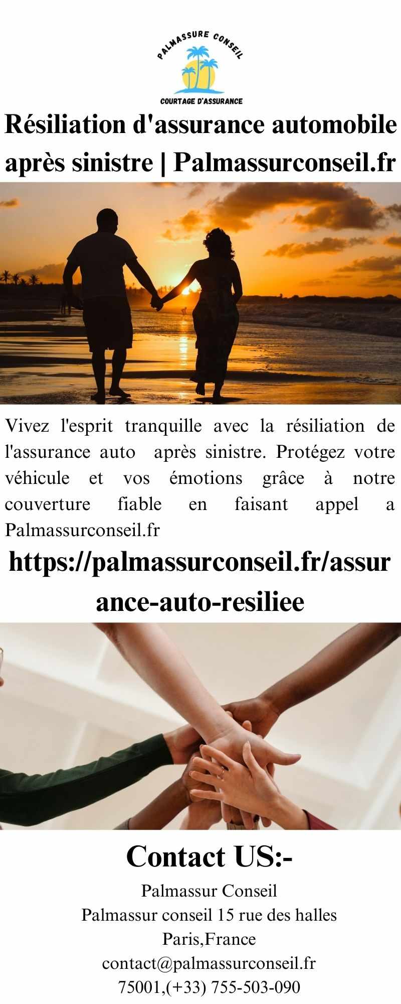 Résiliation d'assurance automobile après sinistre | Palmassurconseil.fr