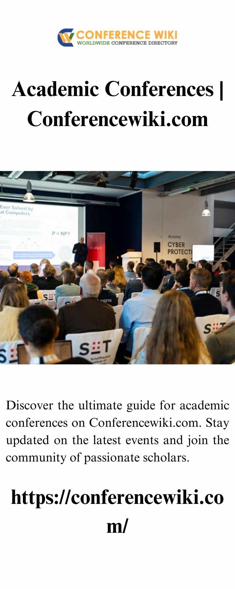Academic Conferences | Conferencewiki.com