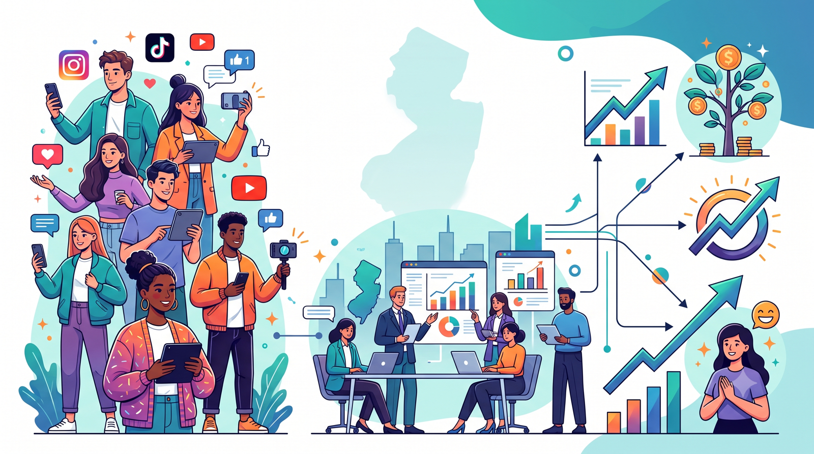 Influencer Marketing: How a Social Media Agency in NJ Can Grow Your Brand