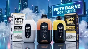 Buy Fifty Bar V2 20K Puffs Disposable Vape | Best Flavors & Performance