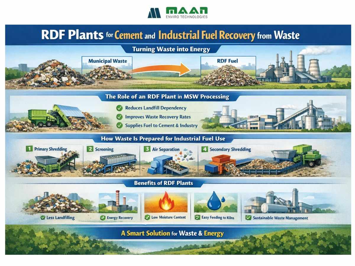 RDF Plants for Cement and Industrial Fuel Recovery from Waste