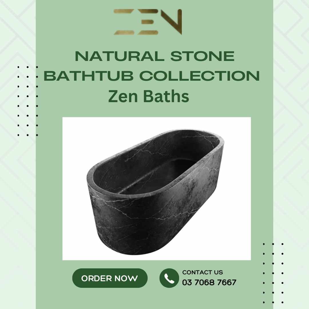 Natural Stone Bathtub Collection | Zen Baths
