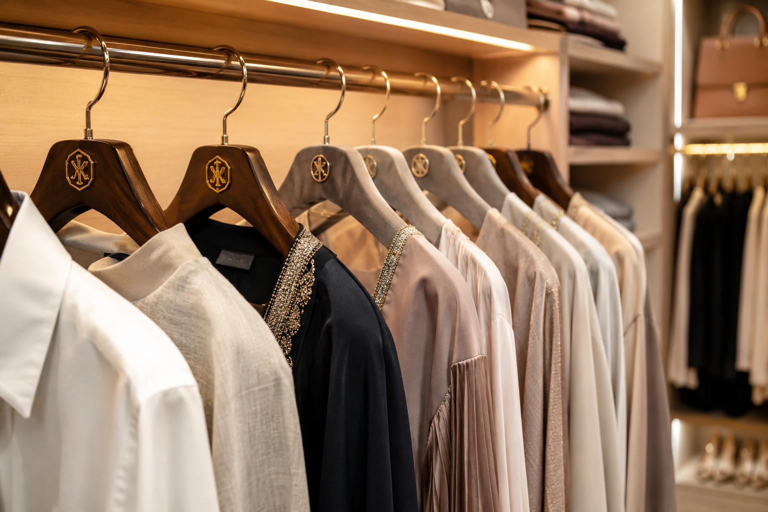 How Customized Hangers Create a Luxury Closet Experience