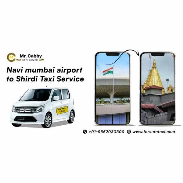 Navi Mumbai Airport to Shirdi Cab Service with For Sure Taxi
