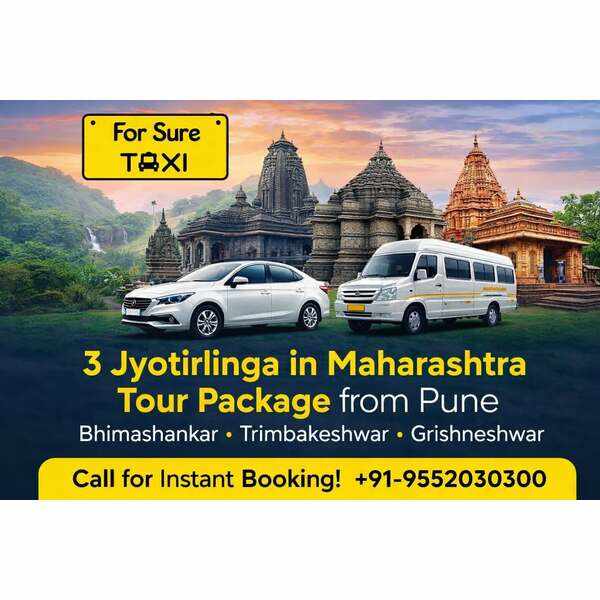 3 Jyotirlinga in Maharashtra Tour Plan From Pune – For Sure Taxi