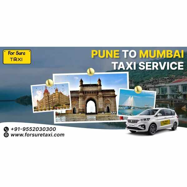 Pune to Mumbai Cab Service with For Sure Taxi
