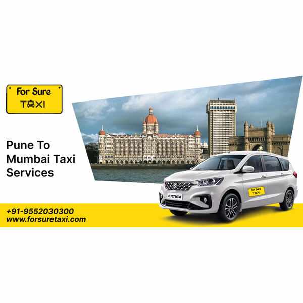 Pune to Mumbai Cab Service with For Sure Taxi