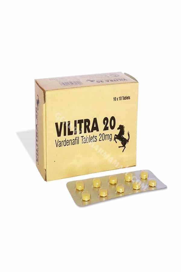 Use Vilitra 20mg Pill to Stop Erectile Dysfunction