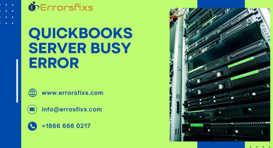 QuickBooks Server Busy Error