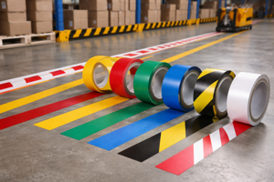 Why Color-Coded Floor Tape Can Revolutionize Workplace Organization