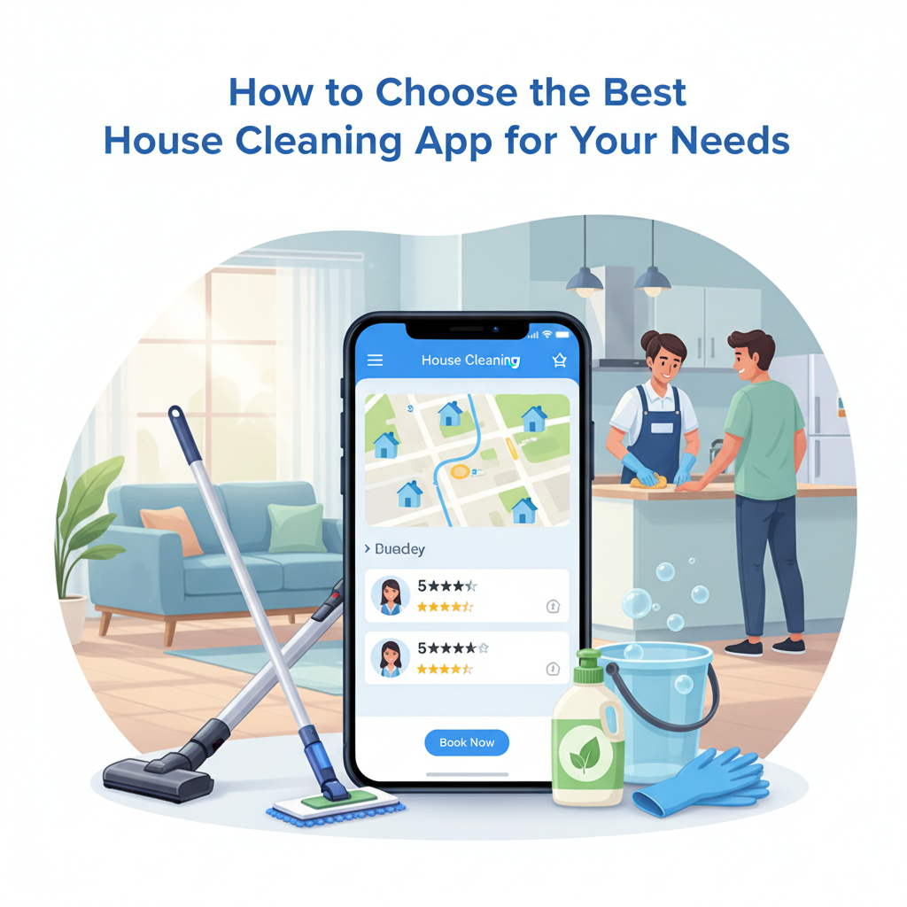 How to Choose the Best House Cleaning App for Your Needs