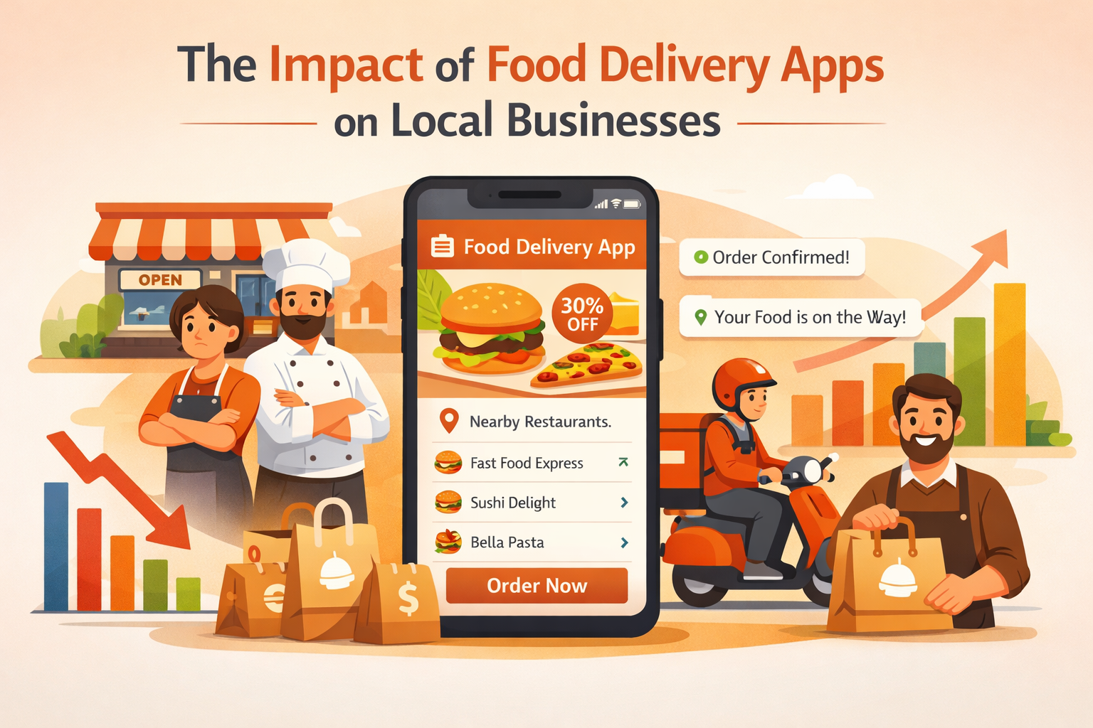 The Impact of Food Delivery Apps on Local Businesses
