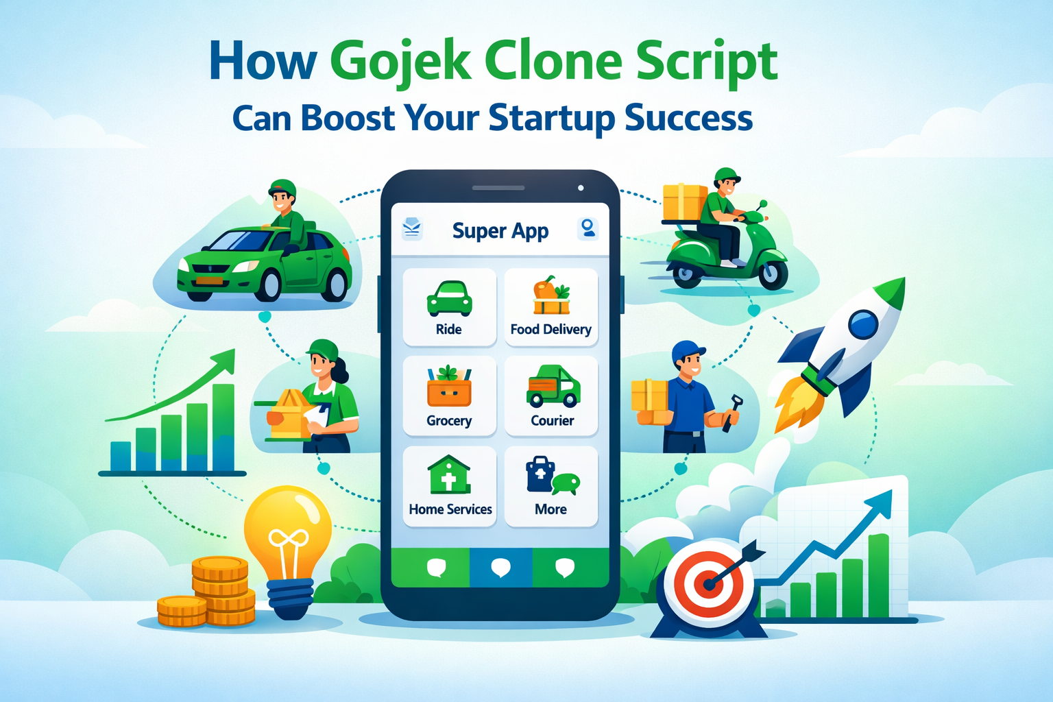 How Gojek Clone Script Can Boost Your Startup Success