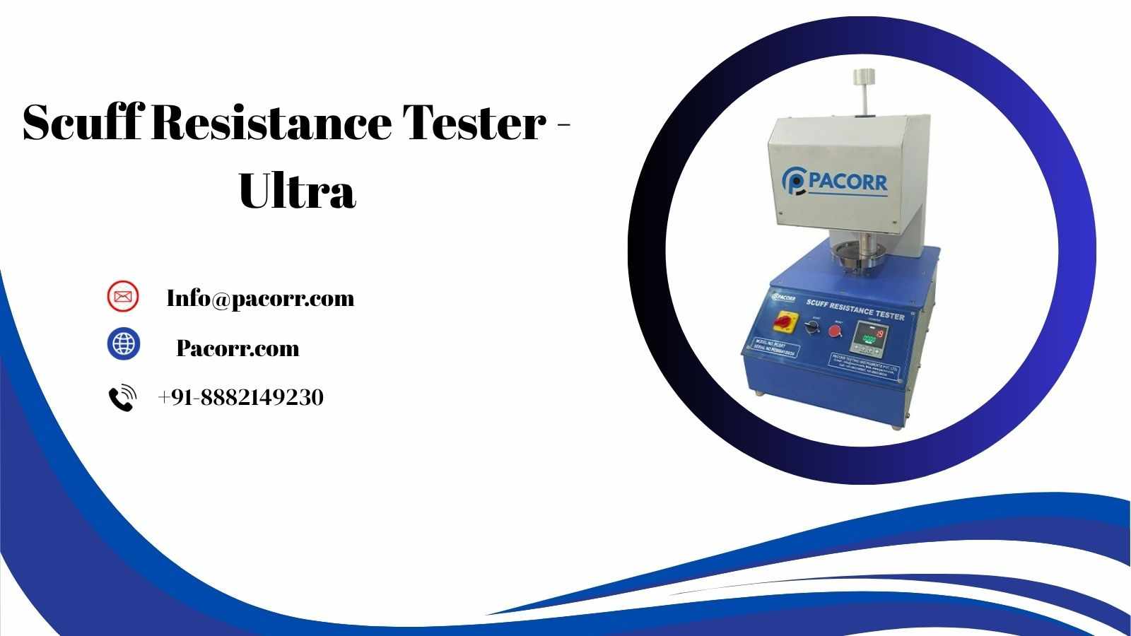 Benefits of Using Pacorr’s Scuff Resistance Tester