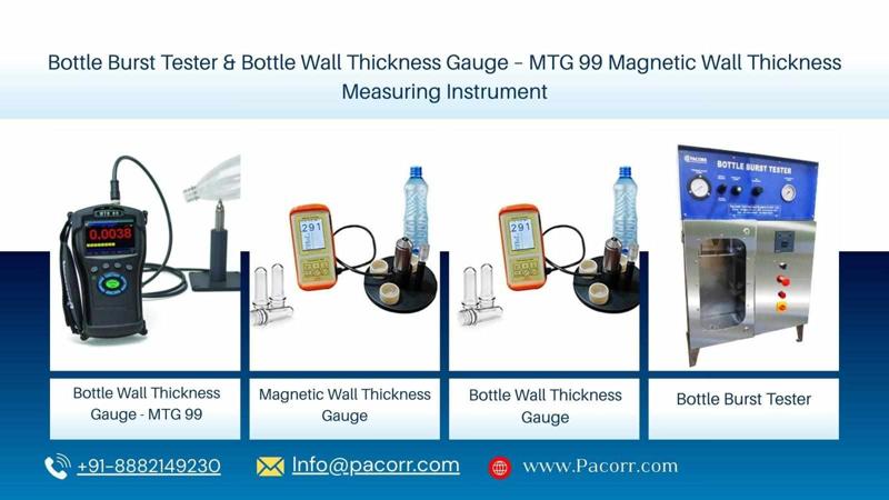 PET Bottle Quality Control Using Burst and Thickness Testing