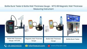 Ensuring PET Bottle Quality with Bottle Burst Tester and MTG 99 Wall Thickness Gauge
