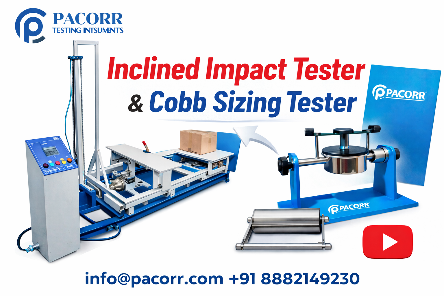 Inclined Impact Tester and Cobb Sizing Tester Reliable Tools for Quality Testing