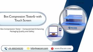 Box Compression Tester – Computerized | Advanced Packaging Strength Testing Solution