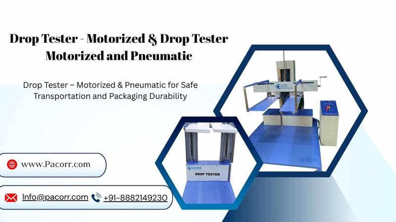 Simulate Real-World Drops with Pacorr Motorized & Pneumatic Drop Tester