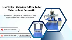 Drop Tester โ Motorized & Pneumatic Solution for Packaging Strength Testing