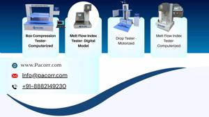 Accurate Quality Testing with Drop Tester, Box Compression Tester & MFI Tester