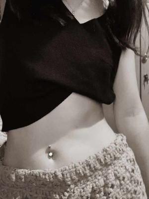 Naval piercing 🔞🔥