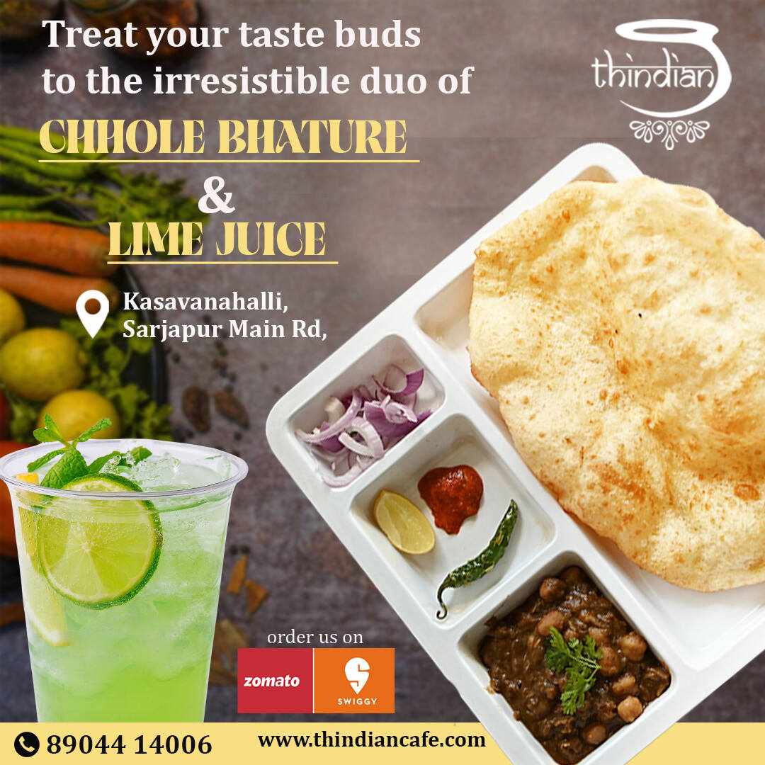 Chhole Bhature in kasavanahalli