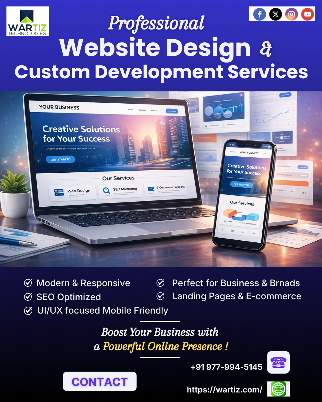 Custom Software Development Services | Wartiz Technologies