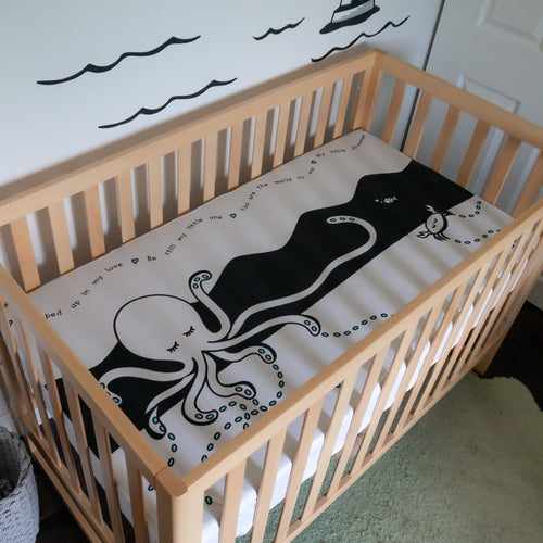 Soft & Breathable Organic Cotton Crib Sheet for Newborns - Smartbaby Decor