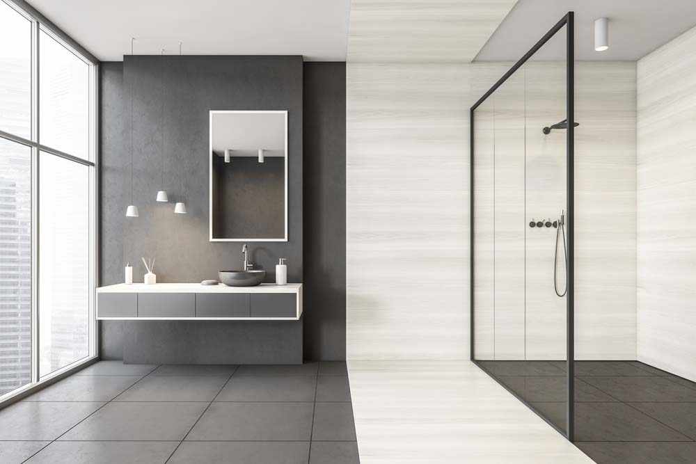 Shower Glass Partition Solutions for Modern Bathrooms | Srivenuglass