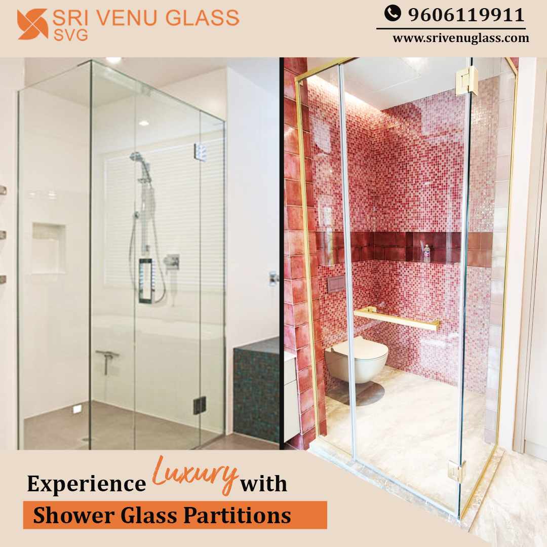 Bathroom Partition Glass by Sri Venu Glass -  Durable and Elegant Solutions