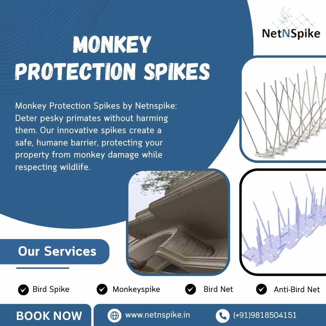 Monkey Control Spikes: The Smart Way to Keep Monkeys Away Safely