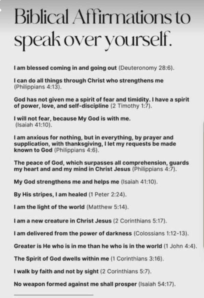 Biblical affirmation