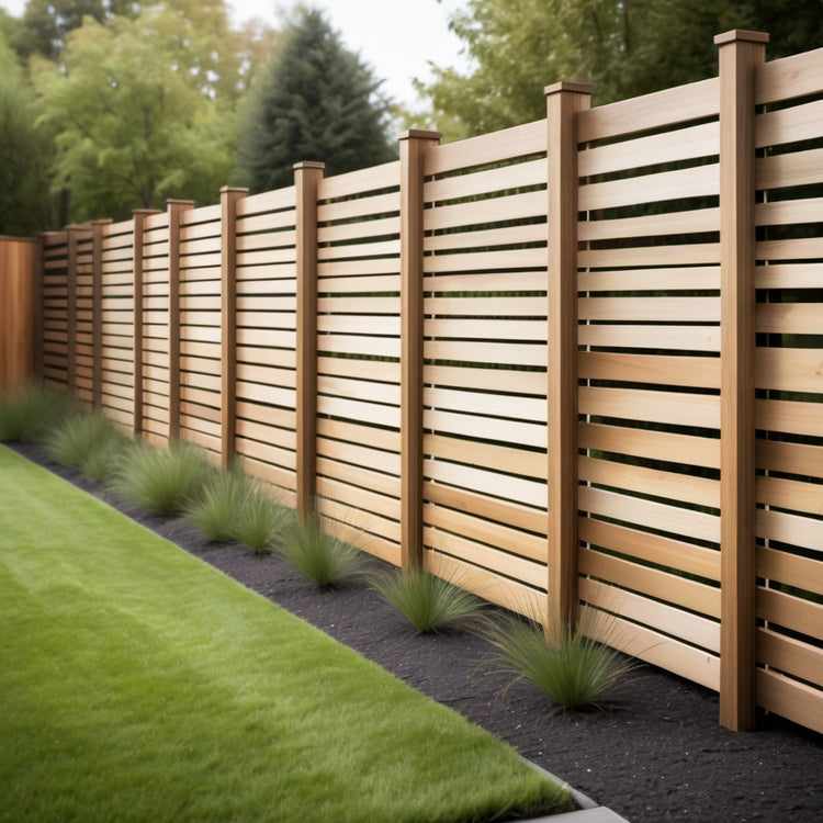 The Modern Horizontal Fence Aesthetic – BarrierBoss™