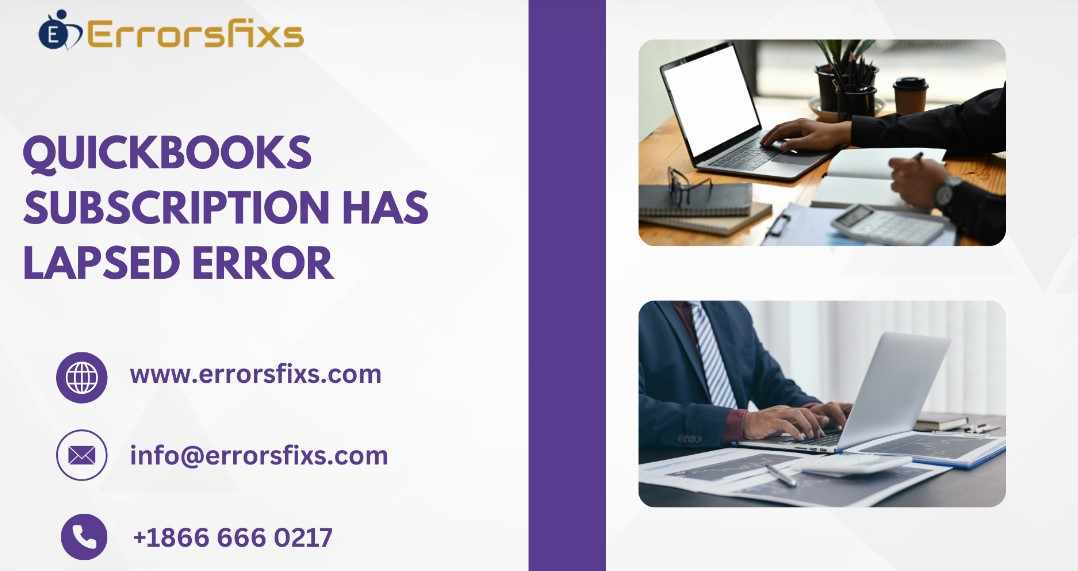QuickBooks Subscription has Lapsed Error