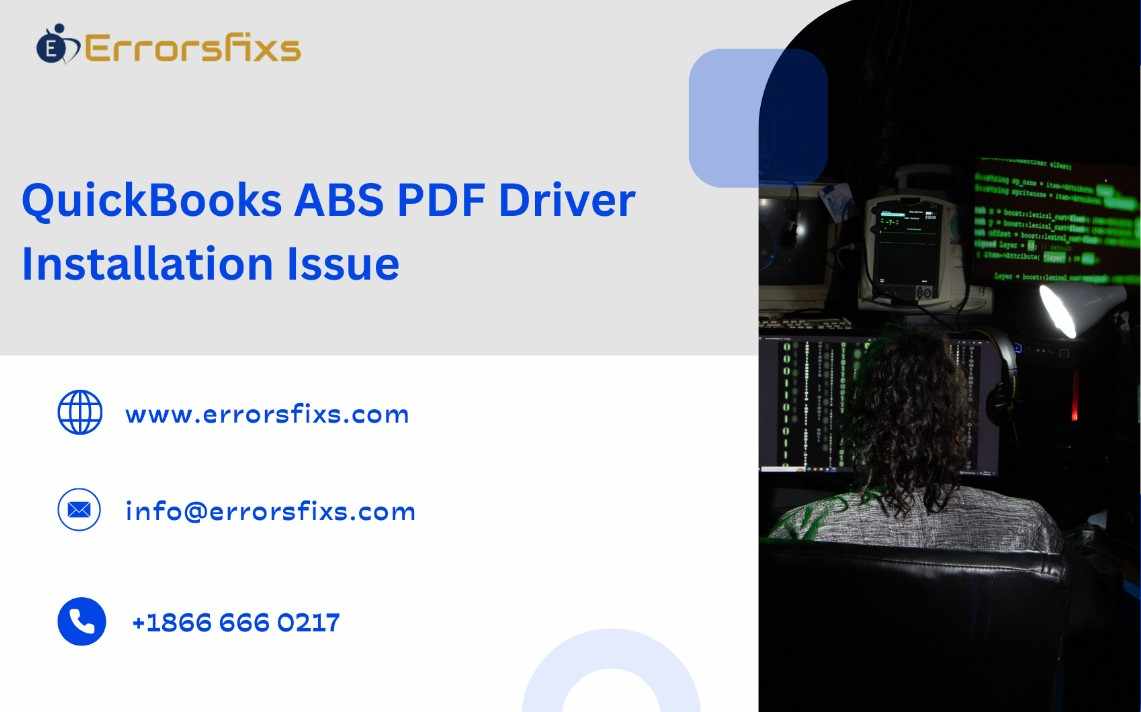 QuickBooks ABS PDF Driver Installation Issue