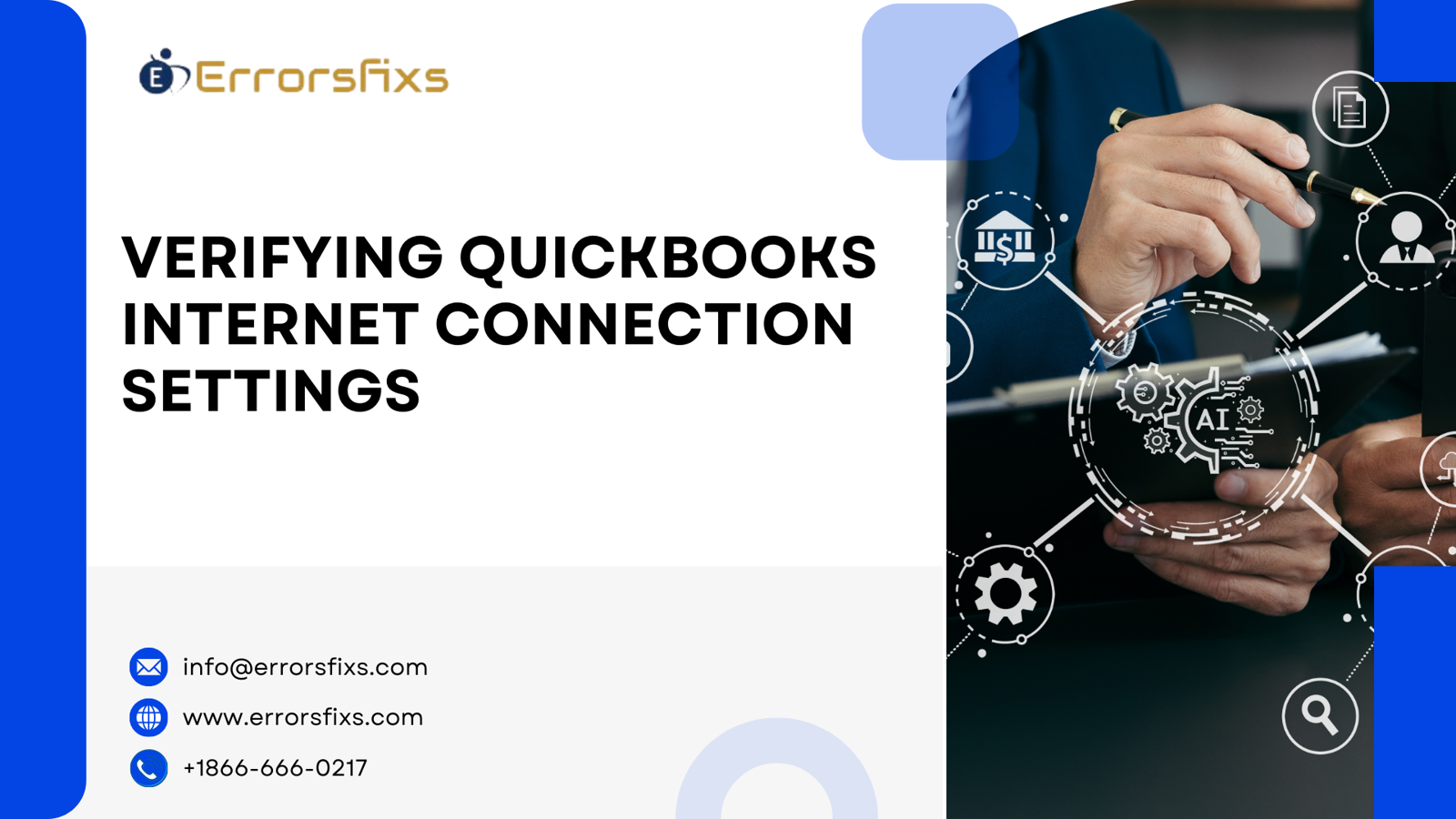 Verifying QuickBooks Internet Connection Settings