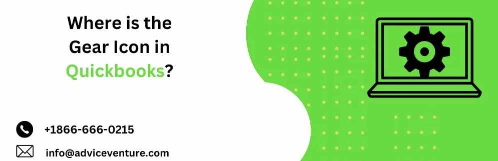 Where is the Gear Icon in QuickBooks?
