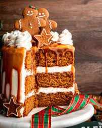 Gingerbread Layer Cake - In Bloom Bakery