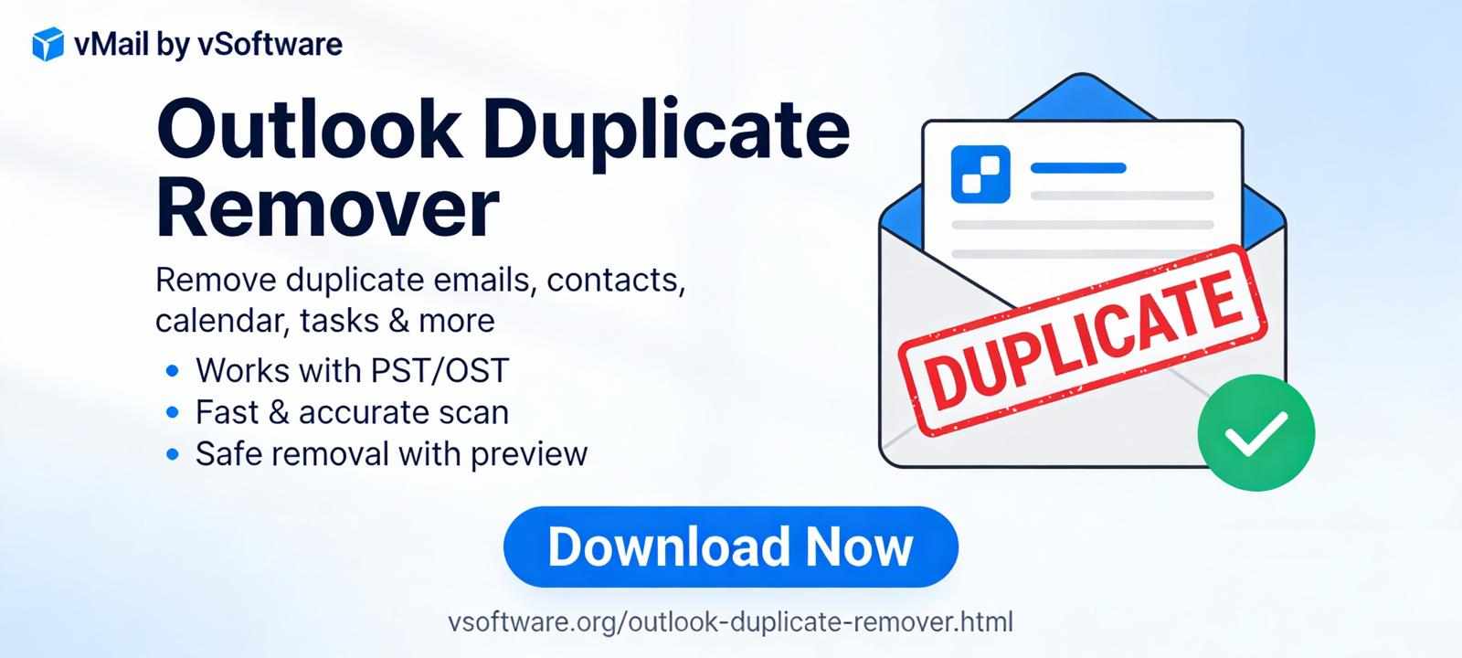 Remove Duplicate Outlook Emails Easily