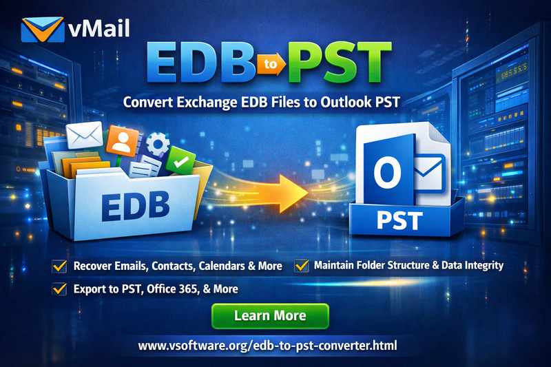 EDB to PST Conversion Utility