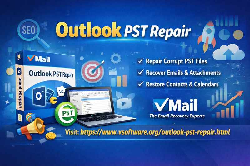 Outlook PST Repair Tool by vMail