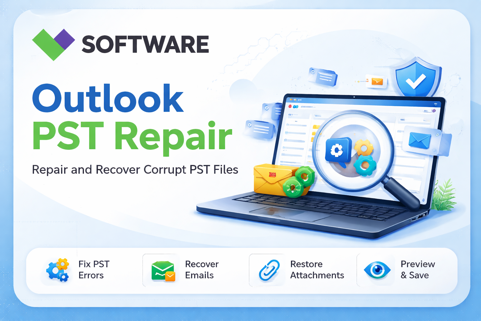 Fix Corrupt Outlook PST File Easily