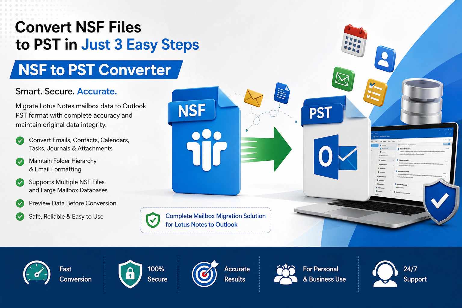 NSF To PST Converter Solution