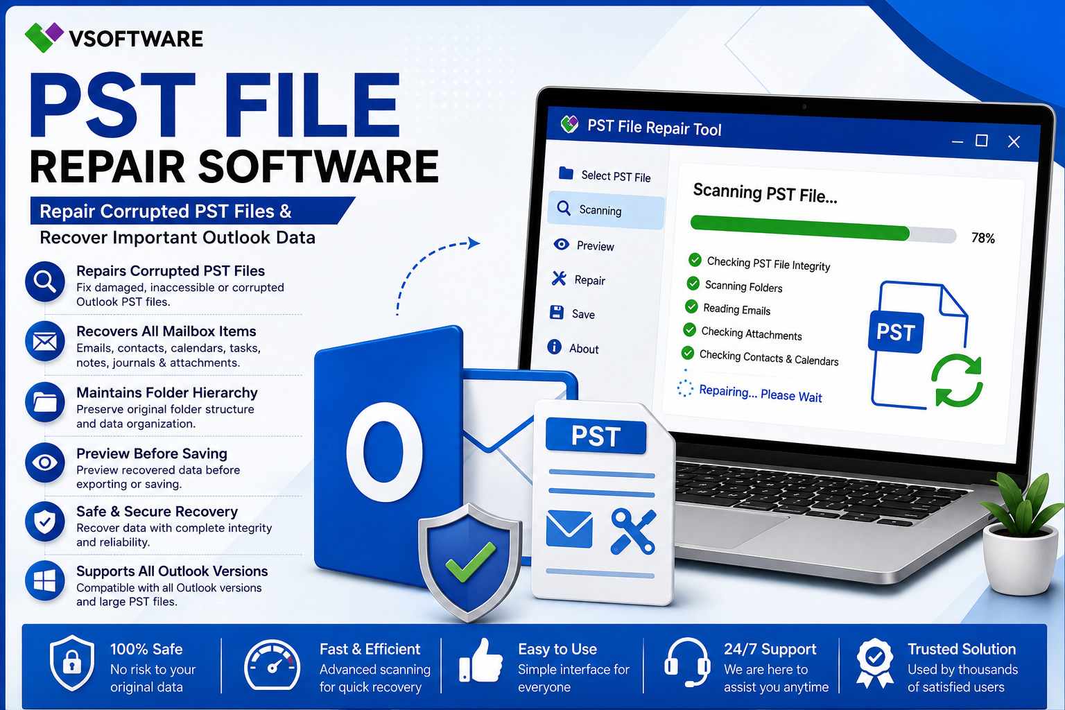 Advanced Outlook PST Repair