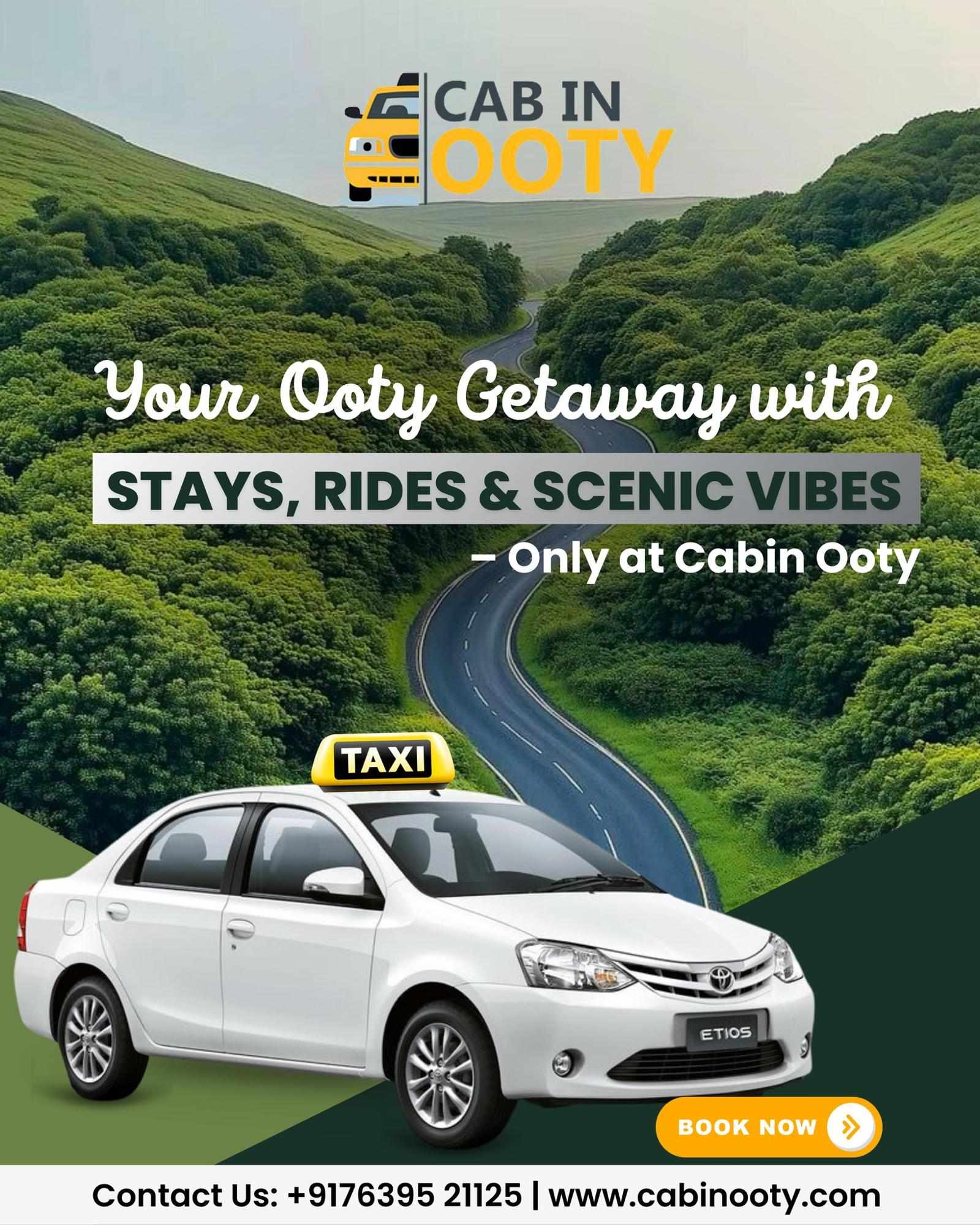 Ooty Cab and Travels by CAB IN OOTY – Reliable Transport and Sightseeing Services in the Hills