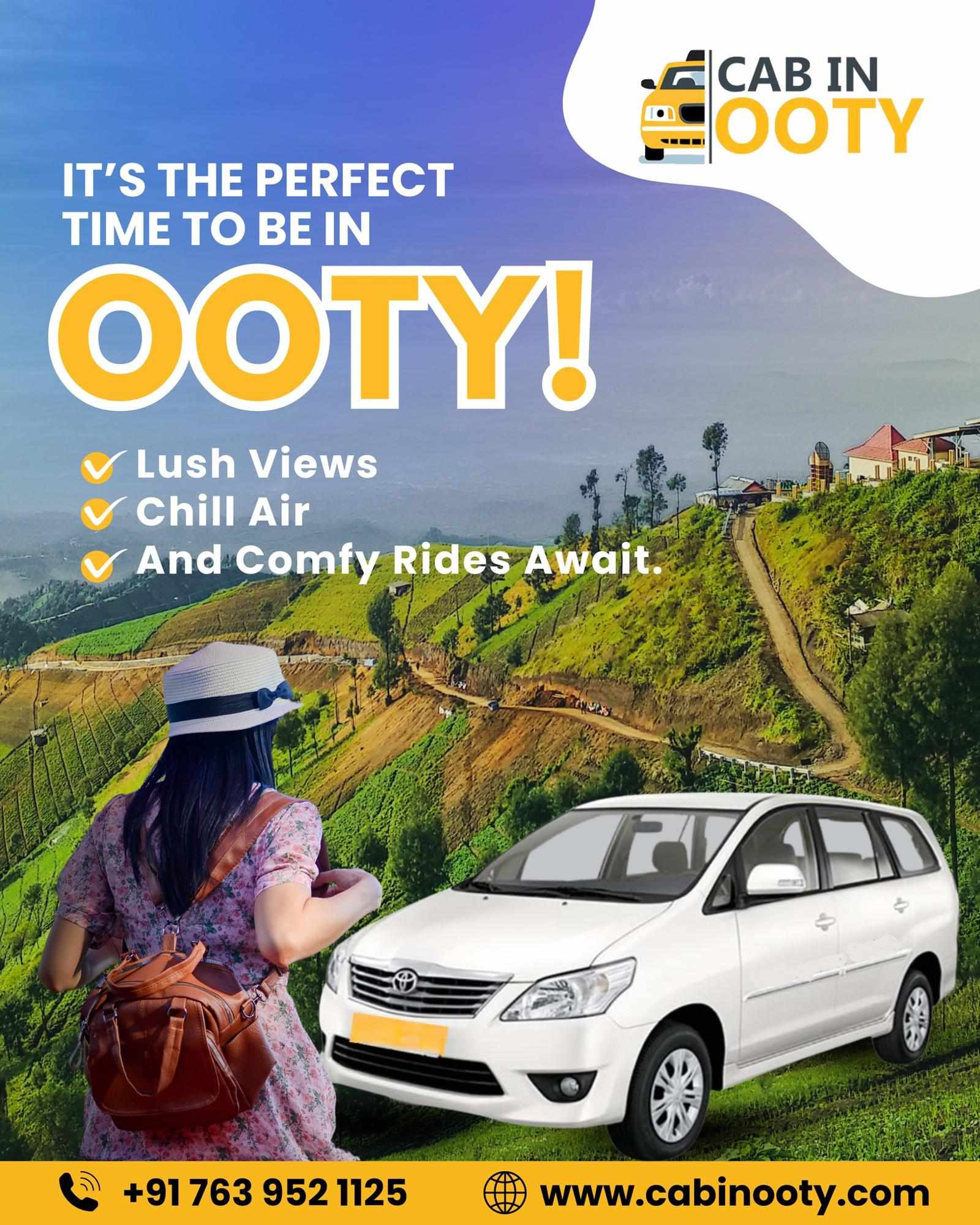 Reliable Ooty Travels for Services with CAB IN OOTY