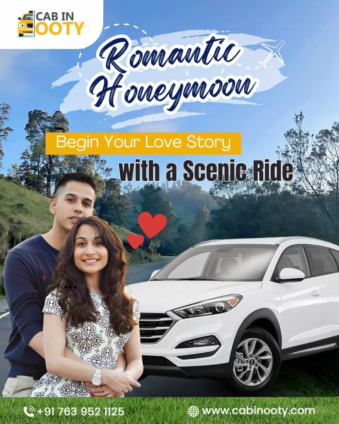 Enjoy the Ultimate Ooty Honeymoon Packages with CAB IN OOTY