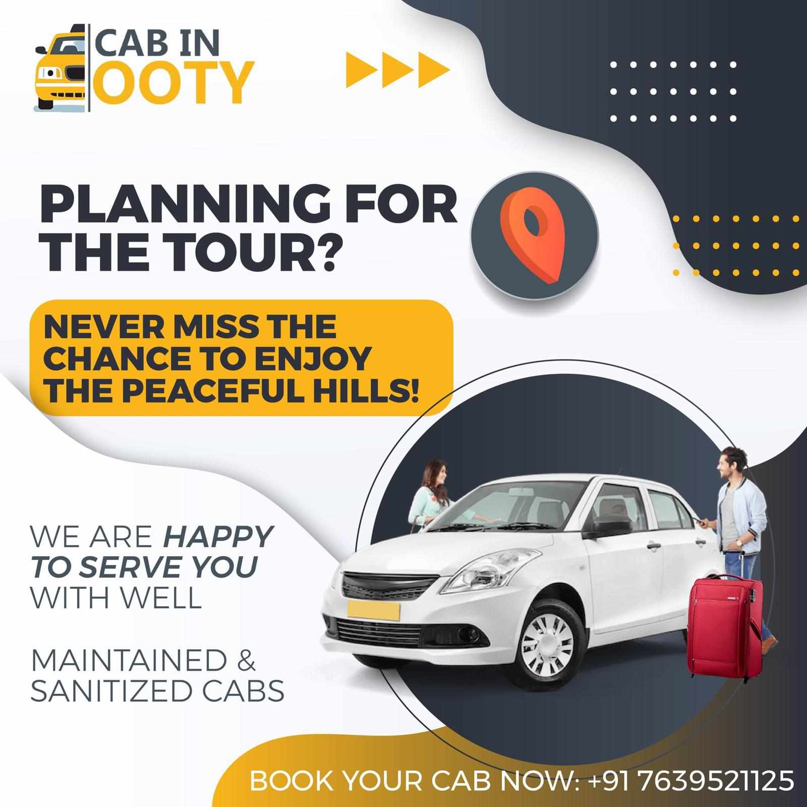 Ooty Cab Rental – CAB IN OOTY: Safe, Affordable & Reliable Taxi Services in the Queen of Hills